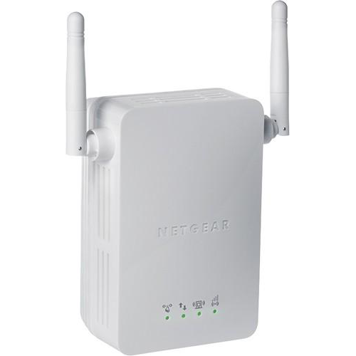 NETGEAR - Universal Wi-Fi Range Extender with Ethernet port - White