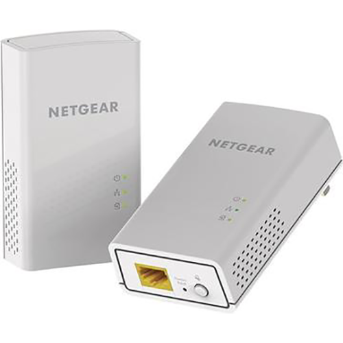 NETGEAR - Powerline 1200 Gigabit Ethernet Adapters (2-Pack) - White