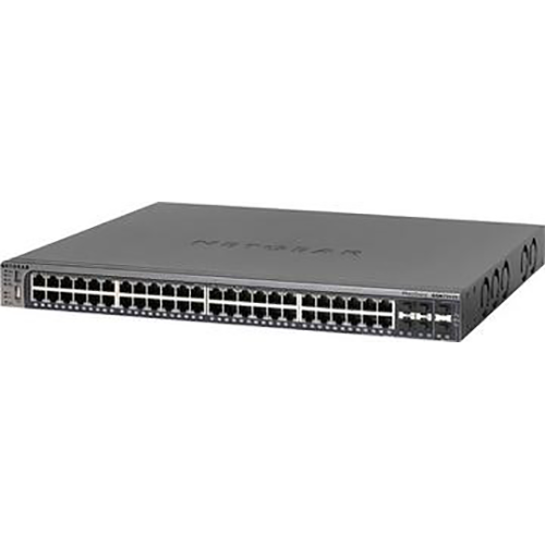NETGEAR - ProSafe 48-Port 10/100/1000 Mbps Gigabit Managed Ethernet Switch - Blue