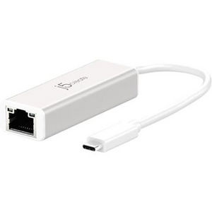 j5create - Gigabit Ethernet USB Type-C Adapter - Silver