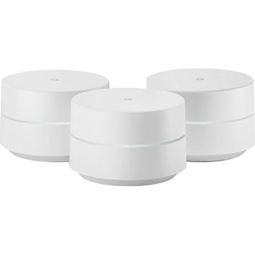 Google - Google Wifi AC1200 Dual-Band Whole Home Wi-Fi System (3-Pack) - White